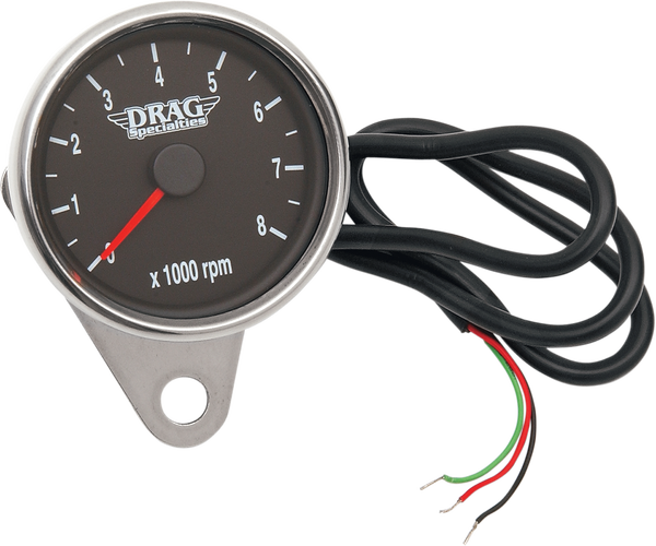 2.4(r) Mini Electronic Tachometer Black, 1, nordicamoto.ro