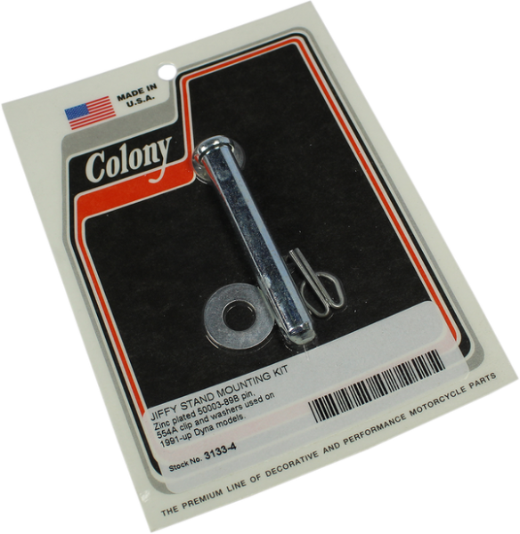 Jiffy Stand Mounting Kit Zinc, 1, nordicamoto.ro