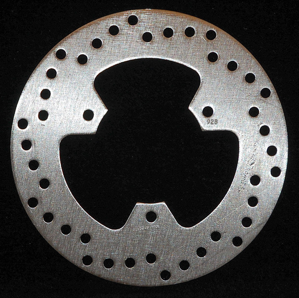 Round D-series Scooter Brake Rotor Silver, Stainless Steel, Zinc, 1, nordicamoto.ro