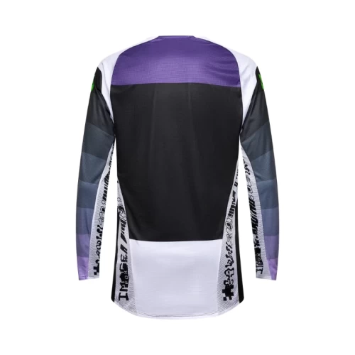 Fox MX-Flexair Grid póló, fekete/lila, M, 7, nordicamoto.ro