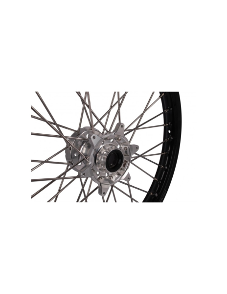 KTM/Husqvarna Enduro Expert 21"x1,60-es első kerék, 22 mm-es tengely, '98–'22, krómozott küllők, 2, nordicamoto.ro
