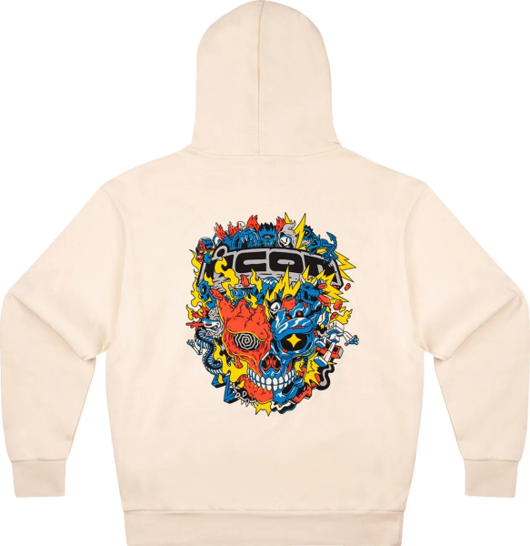 ICON Redoodle Hoodie Off-white  XL, 3, nordicamoto.ro