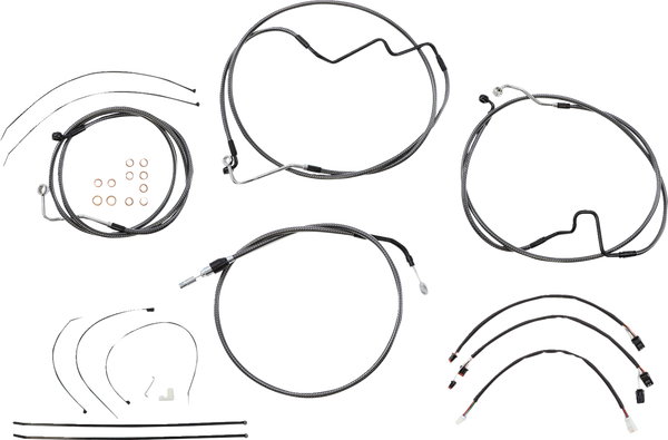 Karbonfibr Designer Handlebar Installation Kit Silver, 4, nordicamoto.ro