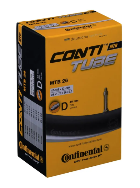 Contitube Mtb Bicycle Tube Black, 1, nordicamoto.ro