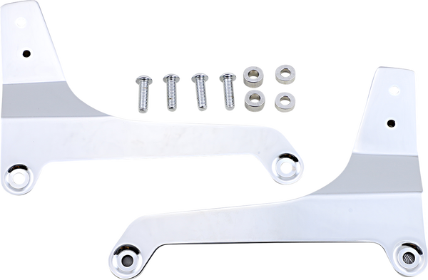 Sissy Bar Side Plates Silver, 1, nordicamoto.ro
