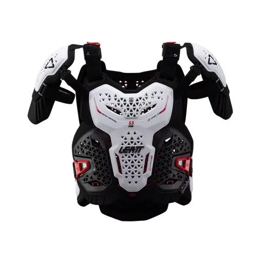Leatt 5.5 PRO EVO mellkasvédő, fehér, S–M, 1, nordicamoto.ro