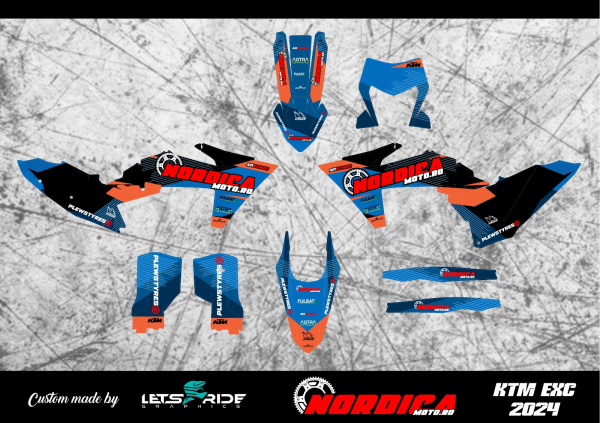 NordicaMoto KTM EXC 24–25 matricakészlet, 1, nordicamoto.ro