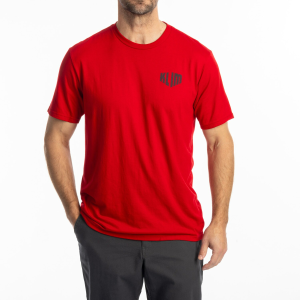 Tricou Klim Full Throttle Tri-blend Black - White, 7, nordicamoto.ro