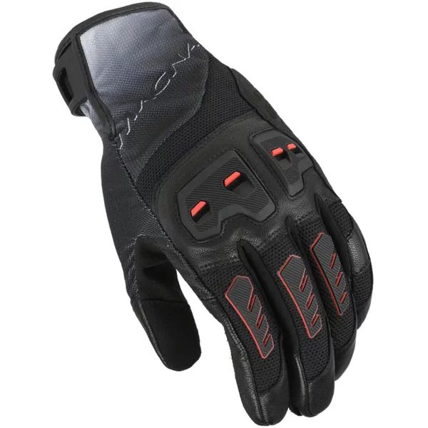 Manusi de vara MACNA JUGO 2.0 S Negru/Rosu, 1, nordicamoto.ro