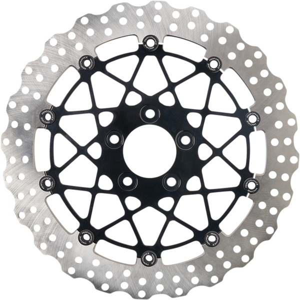 Two-piece Brake Rotor Black, 1, nordicamoto.ro
