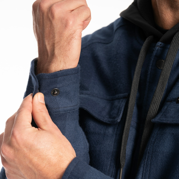 Targhee Fleece Lined Flannel Hoodie Black - Monument (Non-Current), 14, nordicamoto.ro