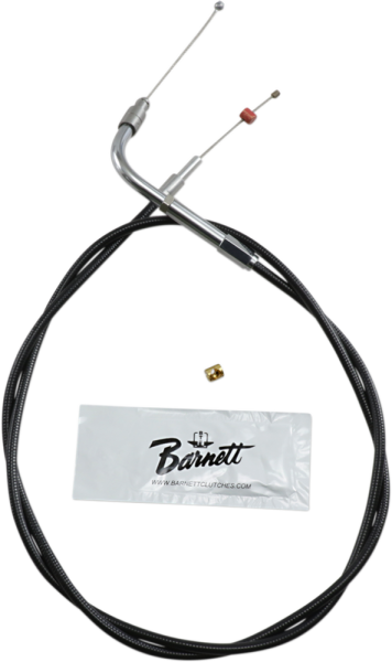 Black Vinyl Throttle/idle Cable Black +152 mm (6''), 1, nordicamoto.ro