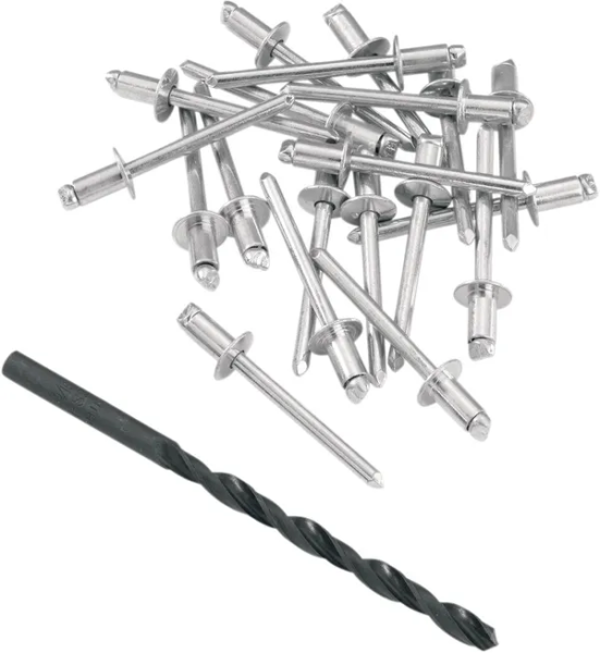 MOOSE RACING Exhaust Rivet Kit Corrosion-resistant Coating, 1, nordicamoto.ro