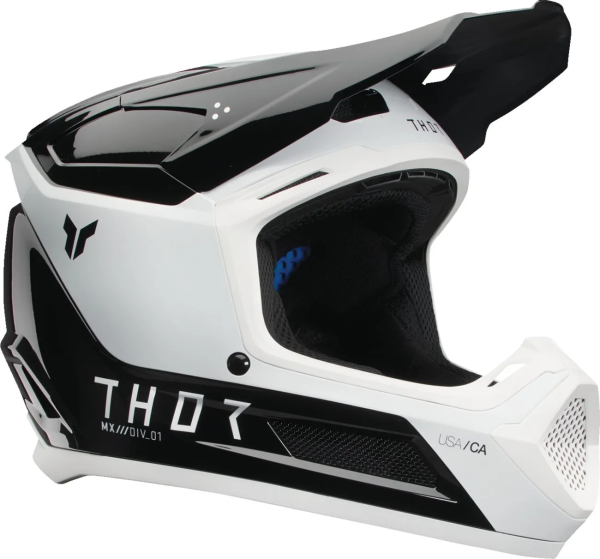 Casca Copii THOR Fleet Storm Alb/Negru S, 1, nordicamoto.ro