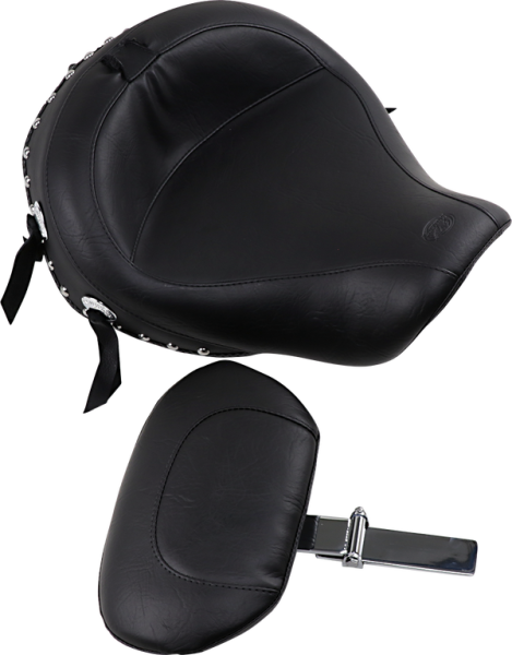 Wide Solo Seat With Removable Backrest Black, 1, nordicamoto.ro
