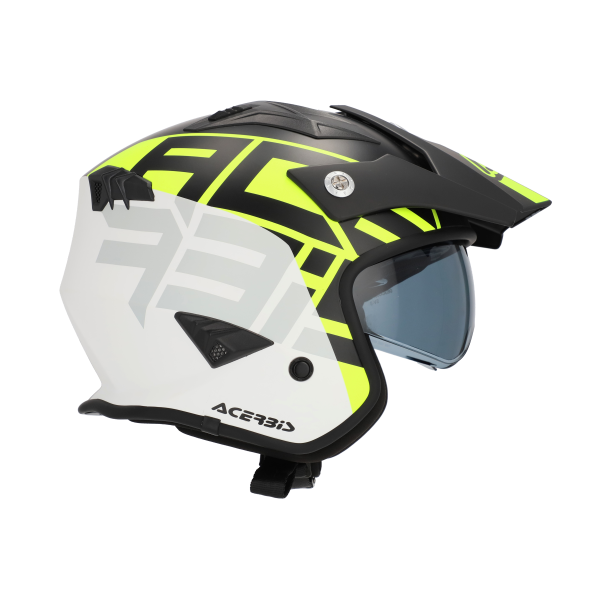Acerbis Aria Sport Jet sisak, fekete/fluoreszkáló sárga, XS, 10, nordicamoto.ro