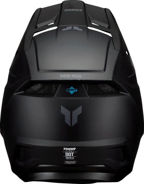 Thor Fleet Blackout gyermek sisak – fekete, L-es méret, 4, nordicamoto.ro