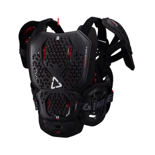 Leatt 5.5 PRO EVO mellkasvédő, fehér, S–M, 6, nordicamoto.ro
