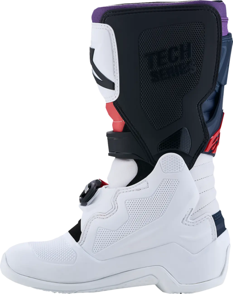 Alpinestars Tech 7S gyermekporvédő, fehér/kék, 40,5-es méret, 8, nordicamoto.ro