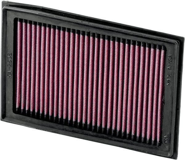High-flow Air Filter Black, Red, 1, nordicamoto.ro