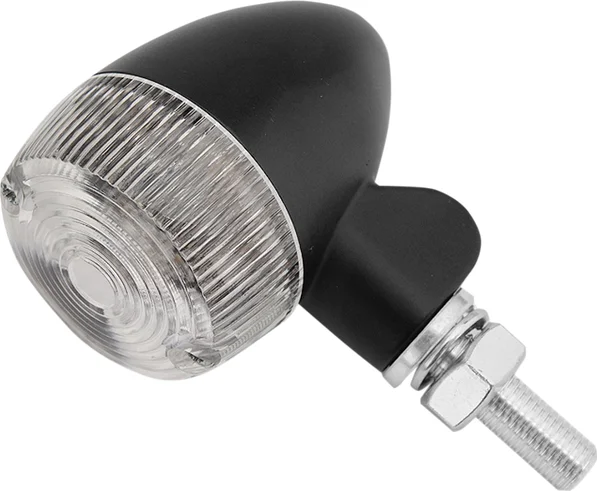 LED-es alumínium jelzőfények, fekete, 1, nordicamoto.ro