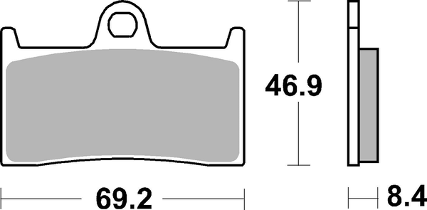 Ds Racing Dual Sintered Brake Pads, 1, nordicamoto.ro