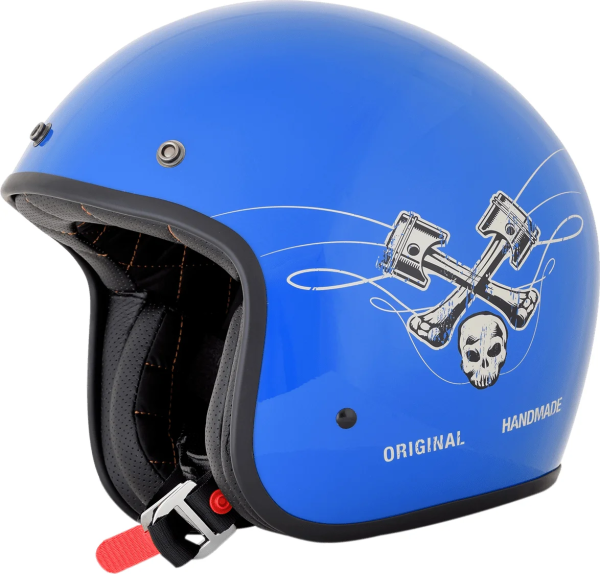 Fx-76 Raceway Vintage Helmet Gloss Denim/bone 2x-large Gloss 2XL, 1, nordicamoto.ro
