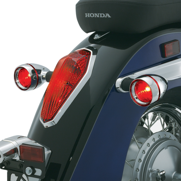Deep-dish Bezels W/ Lens Chrome, 1, nordicamoto.ro