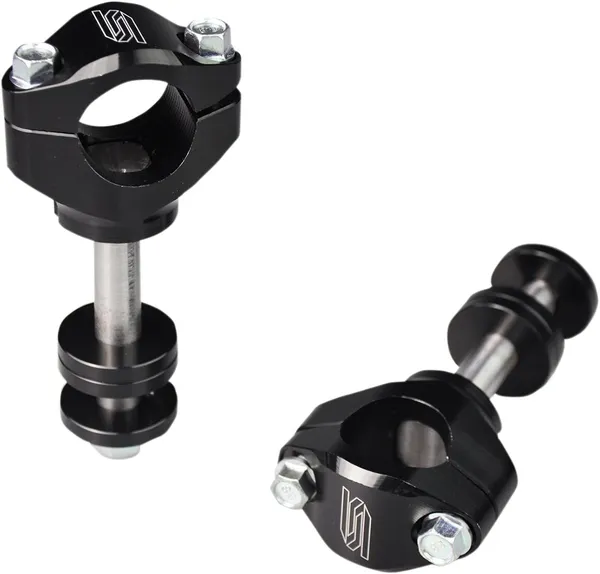 Bar Mounts For Triple Clamp Black, Silver, 1, nordicamoto.ro