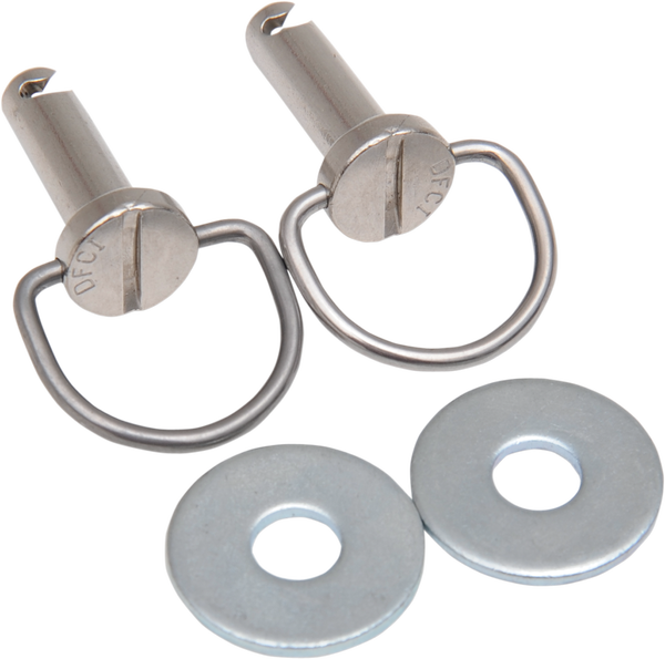 Saddlebag Fasteners/receptacles Silver, 1, nordicamoto.ro