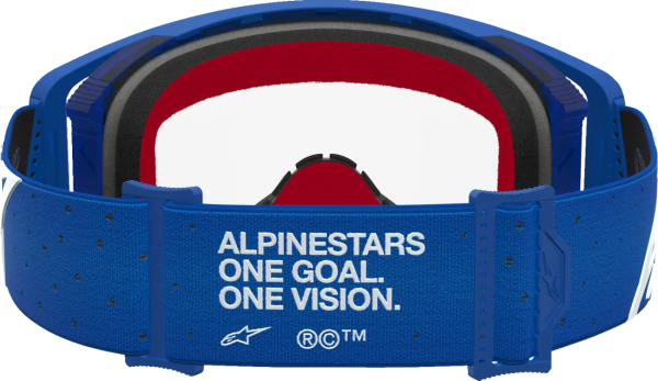 Alpinestars Supertech Vesta síszemüveg – kék/fehér/átlátszó lencse, 2, nordicamoto.ro