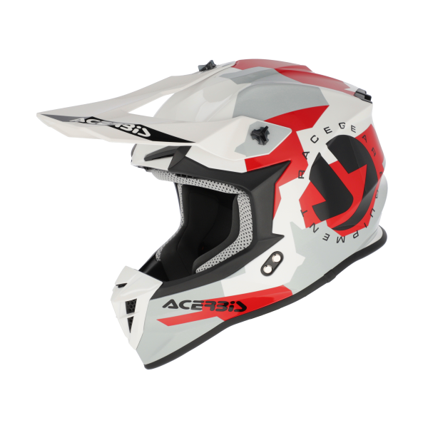 Acerbis Linear 22-06 sisak, fehér/szürke, M-es méret, 1, nordicamoto.ro