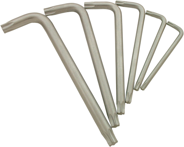 Euro Bike Star Key Set Silver, Satin, 1, nordicamoto.ro