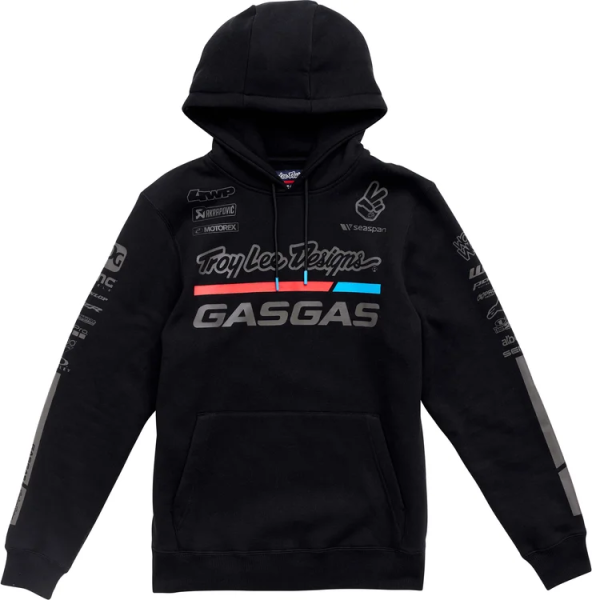 TLD GASGAS TEAM kapucnis pulóver, fekete, 1, nordicamoto.ro