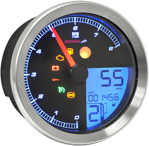 Hd-04 Speedometer/tachometer Black, 3, nordicamoto.ro