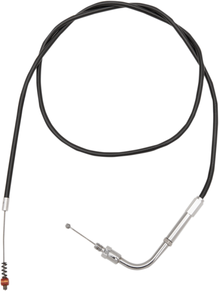 Black Vinyl Throttle/idle Cable Black Standard, 1, nordicamoto.ro