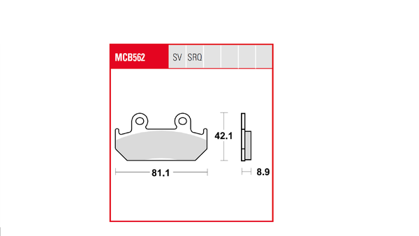 Trq Brake Pad Sintered Race, 1, nordicamoto.ro