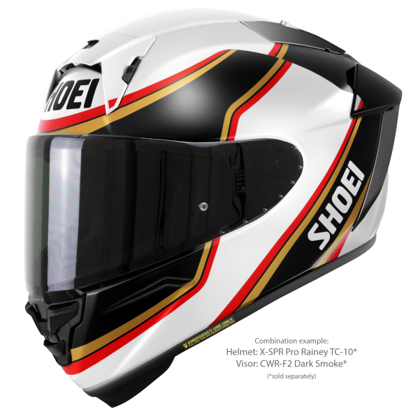Casca Integrala SHOEI X-SPR PRO RAINEY TC-10 Negru/Auriu/Alb L, 7, nordicamoto.ro