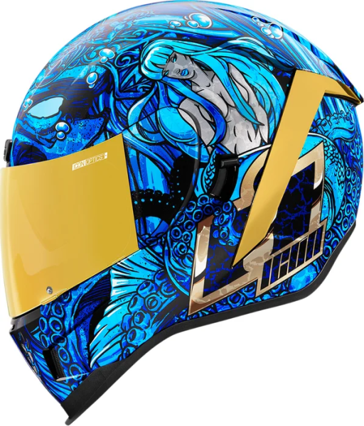 Casca Icon Airform™ Ships Company Black/Blue/Gold XL, 9, nordicamoto.ro