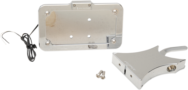 Side-mount License Plate White, 1, nordicamoto.ro