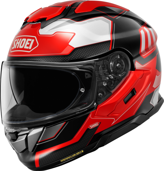 SHOEI GT-AIR3 AGILITY TC-1 teljes arcú sisak, fekete/piros/fehér, L-es méret, 1, nordicamoto.ro