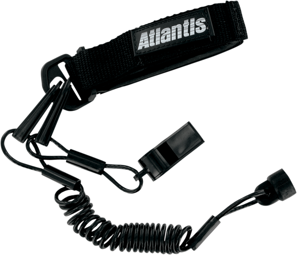 Pro Floating Lanyard With Whistle Black, 1, nordicamoto.ro