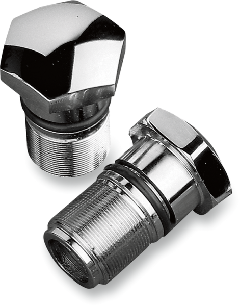 Chrome Fork Tube Plugs And Caps Chrome, 1, nordicamoto.ro