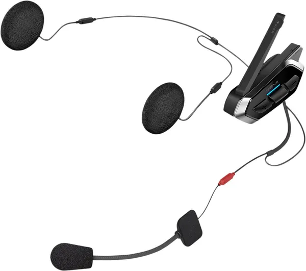 Căști 50R Low Profile Mesh Intercom™ Black/Silver, 1, nordicamoto.ro