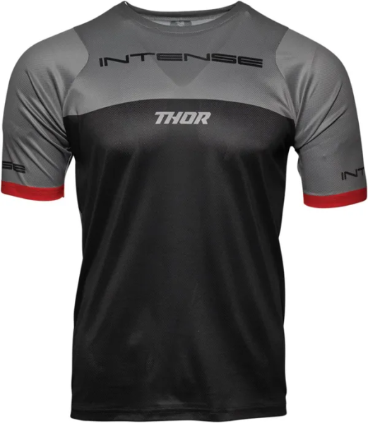 Tricou MTB Thor Intense Assist Black/Gray/Red 2XL, 1, nordicamoto.ro