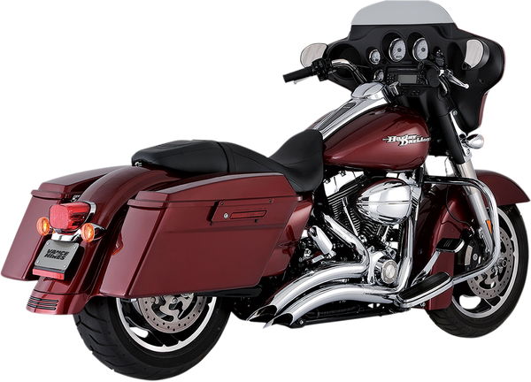 Big Radius 2:2 Exhaust System Chrome, 2, nordicamoto.ro