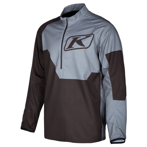 Hanorac Klim Revolt 1/4 Zip Black - Strike Orange, 13, nordicamoto.ro