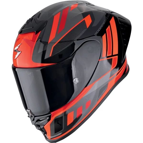 SCORPION EXO-R1 EVO II AIR VITAL XL teljes arcú sport sisak, fekete/ezüst/piros, 1, nordicamoto.ro