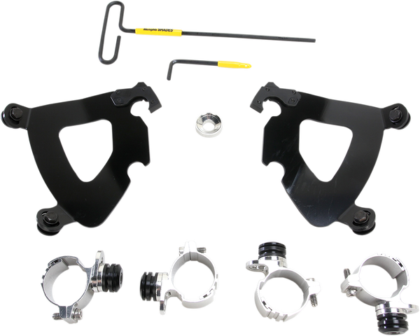 Gauntlet Fairing Trigger-lock Hardware Kit Black, 1, nordicamoto.ro