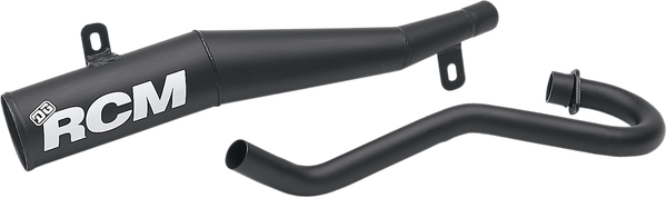 Rcm 4-stroke Exhaust System Black, 1, nordicamoto.ro